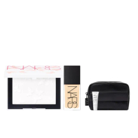 【NARS】裸光底妝獨家組(小白餅+小光瓶粉底/幻彩蜜粉餅/裸光蜜粉餅)