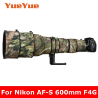 For Nikon AF-S 600mm F4 G ED VR Waterproof Lens Camouflage Coat Rain Cover Lens Protective Case Nylon Guns Cloth