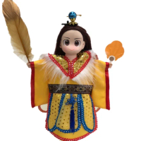 【A-ONE 匯旺】凌風嘯公子 布袋戲偶 Q版娃娃 送梳子可梳頭 洋娃娃家家酒卡通芭比娃娃仿真Q布偶玩偶