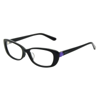 【ANNA SUI 安娜蘇】經典印象派造型平光眼鏡(黑 AS602-001)