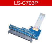 Original HDD Hard Drive SATA Board Cable LS-C703P For HP Notebook 15-AC103NA 15-AC