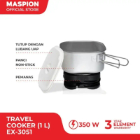 TERJANGKAU Maspion Travel Cooker Ex-3051 (1 Liter) Kompor Listrik Panci Mini