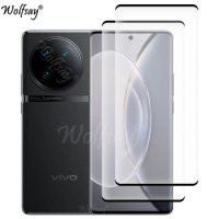 Full Cover Tempered Glass For Vivo X90 Pro Screen Protector Vivo X90 X70 Pro Plus X80 Lite Camera Glass For Vivo X90 Pro Glass