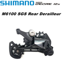 New Original SHIMANO DEORE Rear Derailleur RD-M6100-SGS SHADOW RD 1x12-speed RAPIDFIRE PLUS Right Shift Lever Clamp Band 12V 12S