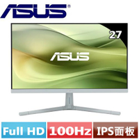 ASUS華碩 27型 VU279CFE-G USB-C 護眼電競顯示器 灰綠色
