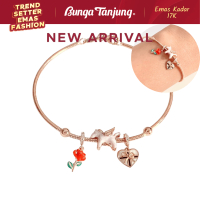 GELANG CHOKER DAIVA UNICORN - EMAS 17K - BUNGA TANJUNG GOLD