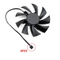 3/4 Pin Cooling Fan Radiator Cooler for GIGABYTE GTX1660ti 1660 1650 SUPER Mini ITX OC Graphics Card