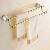 vidric bathroom hardware towel bar with hooks gold chrome rose gold creamic holder with diamonds bathroom accessories hangers F