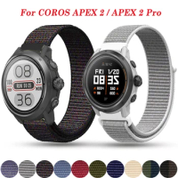 22/20mm Smart Watch Strap For COROS APEX 2 /APEX 2 Pro Nylon Sport Replacement For COROS PACE 2/APEX 42mm 46mm Watchbands Correa