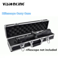 Visionking Aluminum Good Hard Carry Case For Rifle Scope Monocular Equipment Box Riflescope Accessories Light Suitcase For Scope