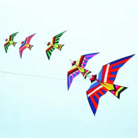 free shipping 3m bird kite outdoor flying toys gel blaster outdoor play games cometas profesionales parachute carretilha de pipa