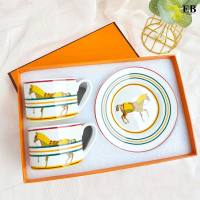 Cangkir Set Keramik / Gelas Hampers Gift Luxury Cup and Saucer 28/6