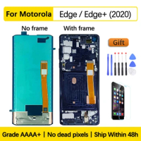 6.7" OLED For Motorola Edge XT2063-2, XT2063-3 / Motorola Edge+ (2020) XT2061-3 LCD / LCD Digitizer Touch Screen For With frame