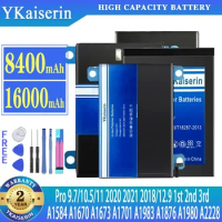 YKaiserin Battery For ipad Pro 9.7 10.5 11 2020 2021 2018 12.9 1st 2nd 3rd A2228 A1980 A1673 A1584 A1670 A1701 A1709 A1983 A1876