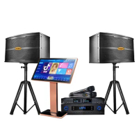 Hot Offer Black Magic Sing Karaoke Set Home Karaoke Speaker with Mic and Bluetooth for Adults Ktv Karaoke System Power Amplifier