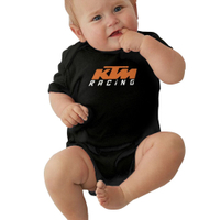 Baby jersey bodysuit fashion graphics genuine KTM racing bike motorcycle cotton soft loose skin-friendly