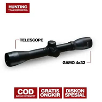 Alat Olahraga Outdoor - GAMO NITRO 4x32 Mildot – Jernih, Stabil & Presisi Tanpa Lampu -Alat Eksplora
