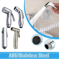 Handheld Bidet Toilet Sprayer Stainless Steel Protable Bidet Faucet Spray Sprinkler Water Multifunctional Bathroom Accessories