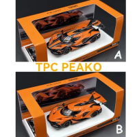 In Stock TPC PEAKO 1:64 Apollo IE Orange Stripe Diecast Alloy car model