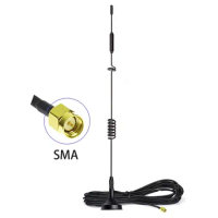4G LTE Antenna 8dBi Magnetic Base Cellular SMA Antenna Compatible with 4G LTE MiFi Mobile Hotspot Router USB Modem Dongle Adapte