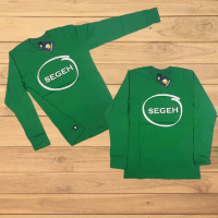 Karambia - SEGEH -, Kaos de pria wasa, Katun Kaos, Lengan panjang, Kata minang, Kaos Kata urang mina