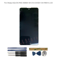 For Sharp AQUOS R5G 908SH SH-51A SHG01 SH-RM14 LCD Display With Touch Screen Digitizer Assembly Replacement With Tools