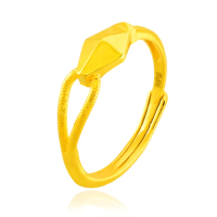 【金緻品】黃金戒指 蛇影鍊甲 0.71錢(5G工藝 純金女戒 生肖蛇 蛇年 鉚釘 菱形 繩索 鎖鍊 套索 蛇節 環繞)