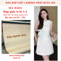 RẬP GIẤY ĐẦM MÃ D5125 ( KHÔNG CẮT SẴN )