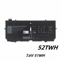 52TWH XX3T7 7.6V 51WH Laptop Battery For Dell XPS 13 7390 9310 2-IN-1 P103G P103G001 P103G002