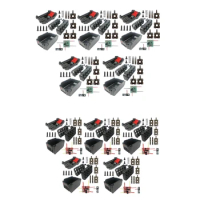 5 Set Li-Ion Battery Plastic Case PCB Circuit Board For Lomvum Zhipu Hongsong Jingmi Makita 18V Lithium Battery