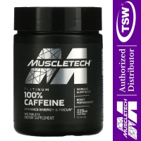 MuscleTech Platinum 100% Caffeine 125 tablets (Exp May 2027)