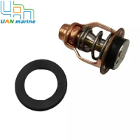 6D9-12411 Thermostat 55℃/131℉ For Yamaha 4 Stroke F80B F100D Outboard Motor 6D9-12411-00