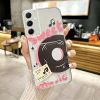 เคสโทรศัพท์ที่ใส่การ์ดซีดีเพลงหวาน,สำหรับ Samsung Galaxy A17 5G,A07 4G,A07 LTE,สไตล์ใหม่,เคสโทรศัพท์
