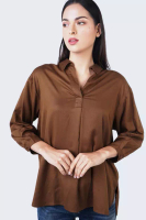 Bodytalk Kemeja Wanita Jytte Brown