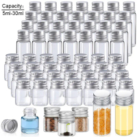 ขวดแก้วเปล่า มีให้เลือก 5ml, 6ml, 7ml, 15ml และ 25ml โถขวดพร้อมฝาเกลียว