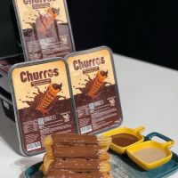 Churros Frozen with sos chocolate & cinnamon sugar