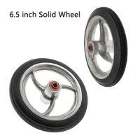 6.5 Inch Solid wheel Aluminum Rim Replacement For elderly scooter Wheelchairs Rollators trolley And More