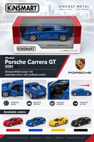 Kinsmart Diecast Car Porsche Carrera GT skala 1:36