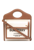 Burberry Mini Two-Tone 斜背包(白色)