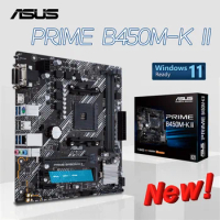 ASUS B450M-K II motherboard with AM4 Support Ryzen processor PRIME B450M-K II Mainboard DDR4 64GB M.2 Micro ATX PCI-E 3.0 Flash