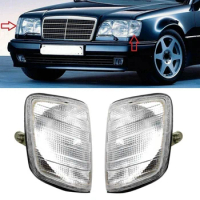 1Pair Corner Parking Lamp Turn Signal Lights For Mercedes W124 E-Class 1985-1995 1248260043 1248260743 1248260143