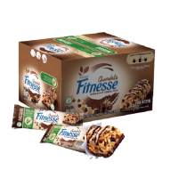 即期品【Nestle 雀巢】纖怡巧克力穀物棒16入/盒