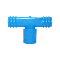 สามทาง PVC - PE รุ่น 350-83 ขนาด 25 มม. x 3/4 นิ้ว x 25 มม. (แพ็ค 5 ชิ้น) สีฟ้า