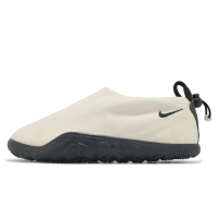 Nike 休閒鞋 ACG MOC 男鞋 米白 黑 抽繩 帆布 套入式 懶人鞋 麵包鞋 DZ3407-100