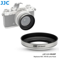 JJC HN-40 Silver Screw-in Lens Hood for Nikon NIKKOR Z DX 16-50mm F3.5-6.3 VR Lens for Nikon Z30 Z50 Z7II Z7 Z6 Z6II Z5 Zfc Z fc