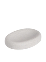 ที่วางสบู่ Terrazzo สีขาว ขนาด W4 x L5.2 x H1 นิ้ว