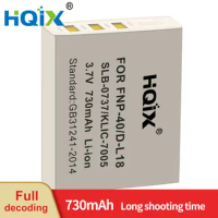 HQIX for PENTAX Optio X A10 A20 A30 A36 A40 L20 S4 S4i S5i S6 S7 T10 T20 W10 W20 E65 WP Svi Camera D-LI8 / LI85 Charger Battery