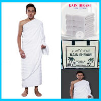 KAIN IHRAM PREMIUM COTTON ( Haji Dan Umrah) UNTUK DEWASA