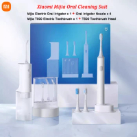 XIAOMI Mijia Oral Cavity Cleaning Kit Mijia Sonic Electric Toothbrush T500 Mijia Electric Oral Irrigator Clean Teeth Gift Set