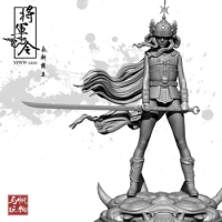 1/24 Resin model kits figure beauty colorless and self-assembledYFWW-2129